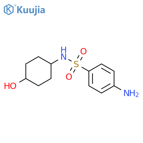 4-amino-N-(4-hydroxycyclohexyl)benzene-1-sulfonamide structure