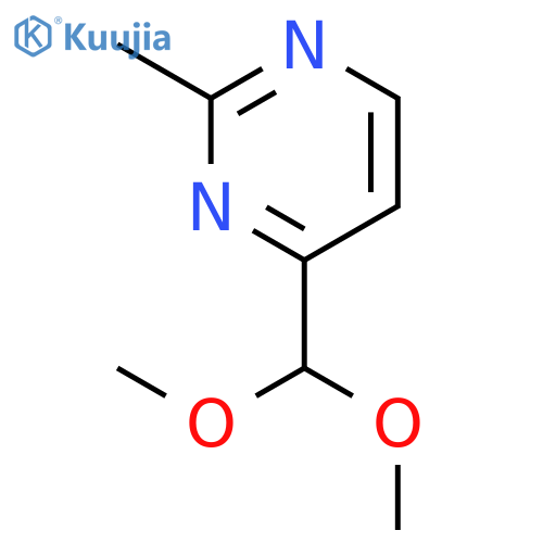 4-(Dimethoxymethyl)-2-methylpyrimidine structure