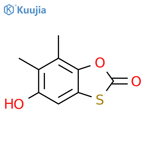 5-Hydroxy-6,7-dimethyl-benzo[1,3]oxathiol-2-one structure