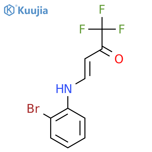 4-(2-Bromophenylamino)-1,1,1-trifluorobut-3-en-2-one structure