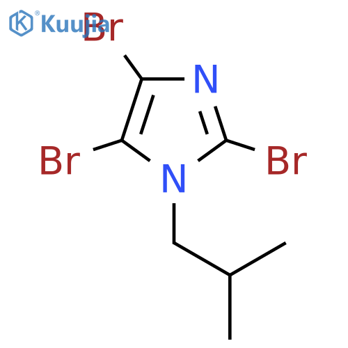 2,4,5-Tribromo-1-isobutyl-1H-imidazole structure