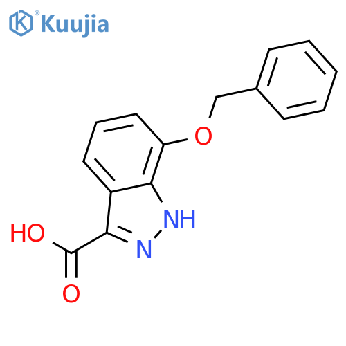 7-Benzyloxy-1H-indazole-3-carboxylic acid structure