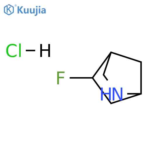 5-fluoro-2-azabicyclo[2.2.1]heptane hydrochloride structure