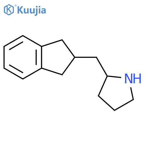 2-(2,3-dihydro-1H-inden-2-yl)methylpyrrolidine structure