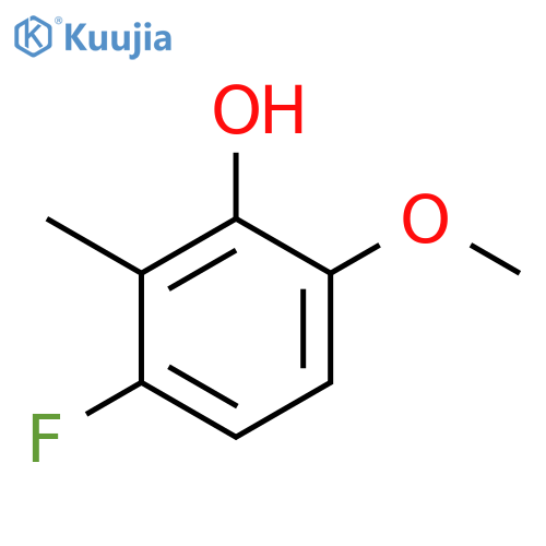 3-Fluoro-6-methoxy-2-methylphenol structure