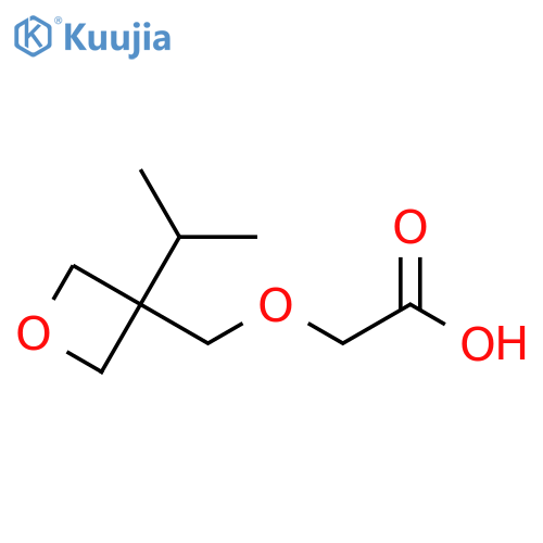 2-{[3-(propan-2-yl)oxetan-3-yl]methoxy}acetic acid structure