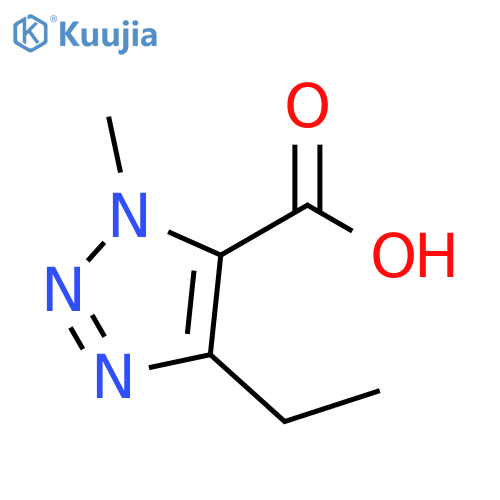 1H-1,2,3-Triazole-5-carboxylic acid, 4-ethyl-1-methyl- structure