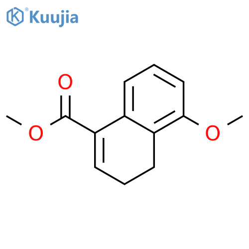 1-Naphthalenecarboxylic acid, 3,4-dihydro-5-methoxy-, methyl ester structure