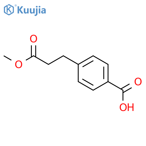 4-(3-Methoxy-3-oxopropyl)benzoic Acid structure