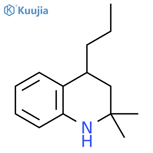 Quinoline, 1,2,3,4-tetrahydro-2,2-dimethyl-4-propyl- structure