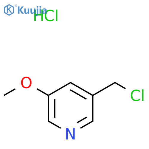 3-(Chloromethyl)-5-methoxypyridine hydrochloride structure