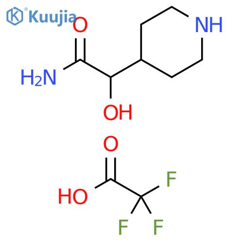 2-hydroxy-2-(piperidin-4-yl)acetamide structure