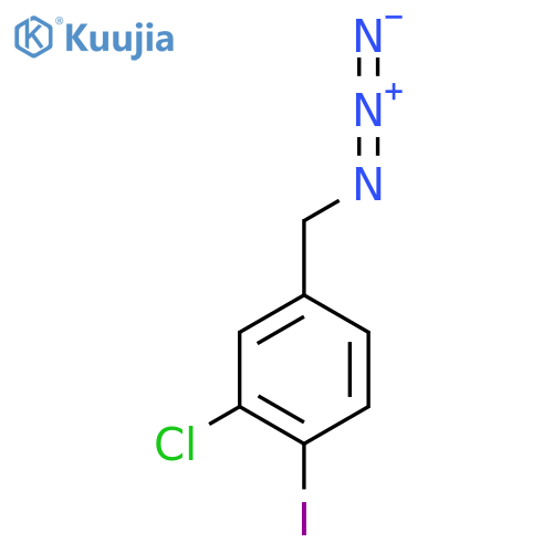 4-(Azidomethyl)-2-chloro-1-iodobenzene structure