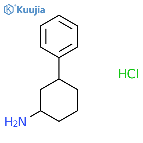 3-Phenylcyclohexanamine hydrochloride structure