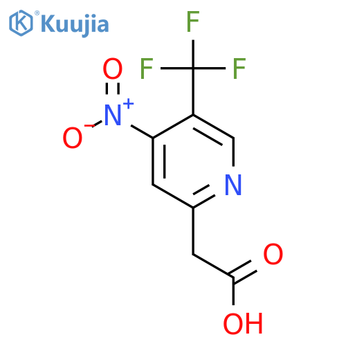 4-Nitro-5-(trifluoromethyl)pyridine-2-acetic acid structure