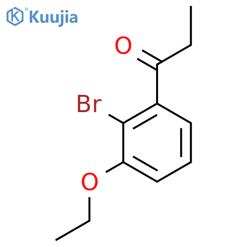1-(2-Bromo-3-ethoxyphenyl)propan-1-one structure