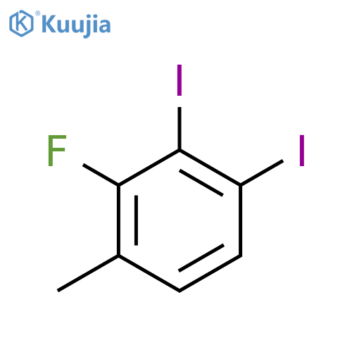 3,4-Diiodo-2-fluorotoluene structure