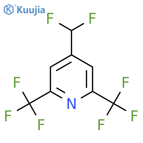 2,6-Bis(trifluoromethyl)-4-(difluoromethyl)pyridine structure