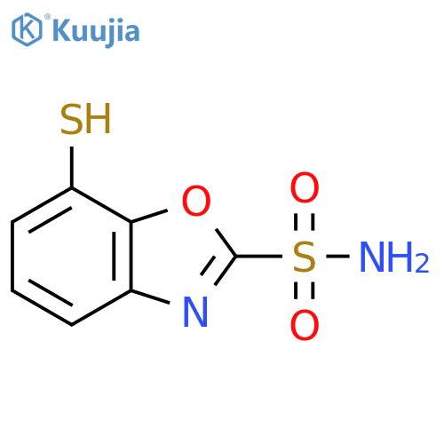 7-Mercaptobenzo[d]oxazole-2-sulfonamide structure