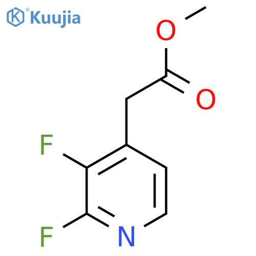 Methyl 2,3-difluoropyridine-4-acetate structure