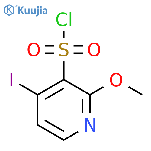 4-Iodo-2-methoxypyridine-3-sulfonyl chloride structure