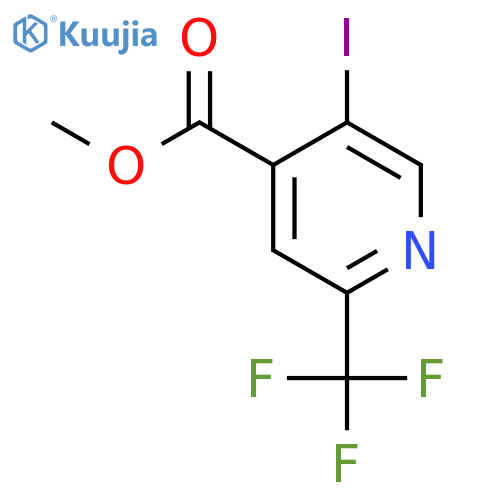 Methyl 5-iodo-2-(trifluoromethyl)isonicotinate structure
