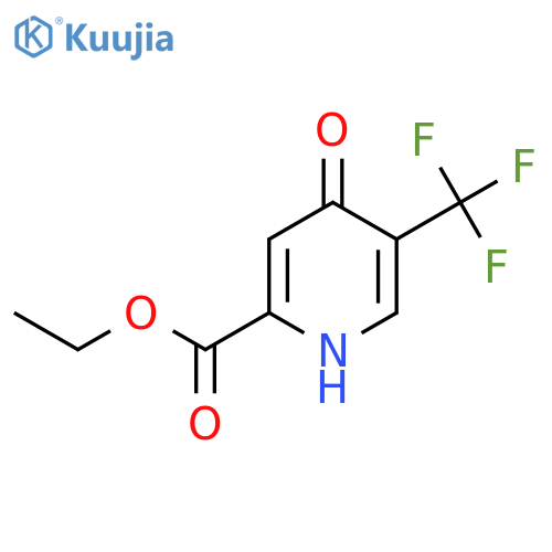 Ethyl 4-hydroxy-5-(trifluoromethyl)picolinate structure