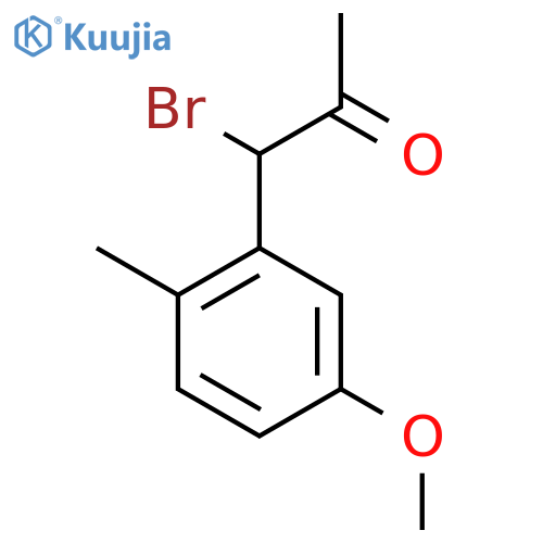 3-(1-Bromo-2-oxopropyl)-4-methylanisole structure