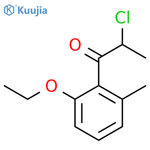 2-Chloro-1-(2-ethoxy-6-methylphenyl)propan-1-one structure