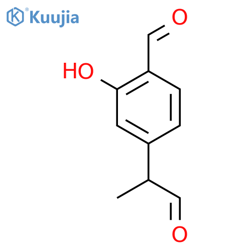 4-Formyl-3-hydroxyphenylpropanal structure