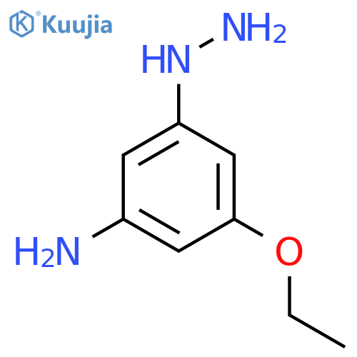 3-Amino-5-ethoxyphenylhydrazine structure
