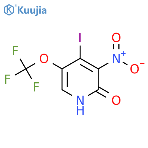 2-Hydroxy-4-iodo-3-nitro-5-(trifluoromethoxy)pyridine structure