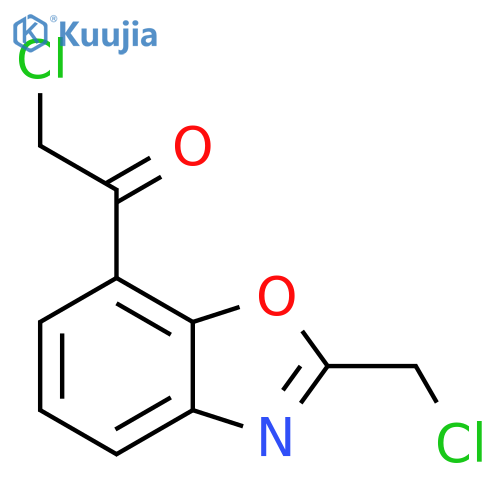 7-(2-Chloroacetyl)-2-(chloromethyl)benzo[d]oxazole structure
