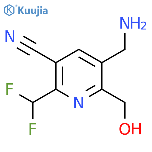 3-(Aminomethyl)-5-cyano-6-(difluoromethyl)pyridine-2-methanol structure