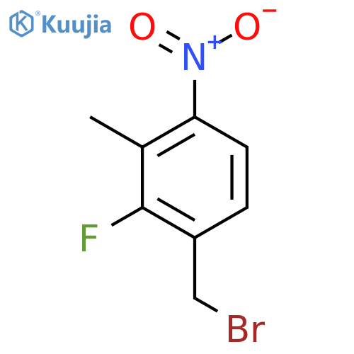 2-Fluoro-3-methyl-4-nitrobenzyl bromide structure