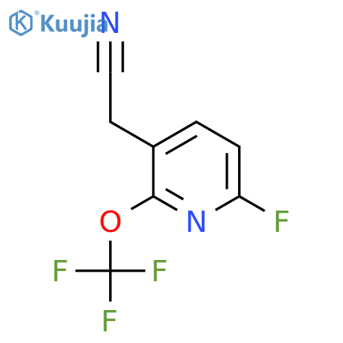 6-Fluoro-2-(trifluoromethoxy)pyridine-3-acetonitrile structure