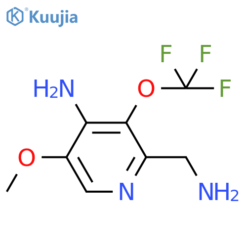 4-Amino-2-(aminomethyl)-5-methoxy-3-(trifluoromethoxy)pyridine structure