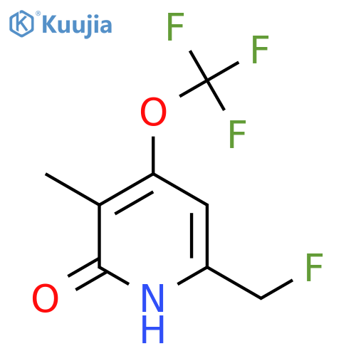 6-(Fluoromethyl)-2-hydroxy-3-methyl-4-(trifluoromethoxy)pyridine structure