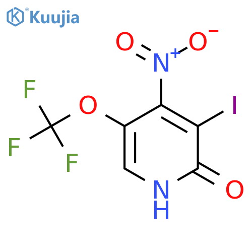 2-Hydroxy-3-iodo-4-nitro-5-(trifluoromethoxy)pyridine structure