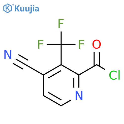 4-Cyano-3-(trifluoromethyl)picolinoyl chloride structure