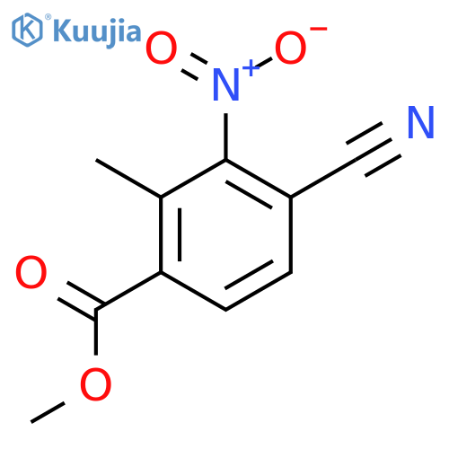 Methyl 4-cyano-2-methyl-3-nitrobenzoate structure
