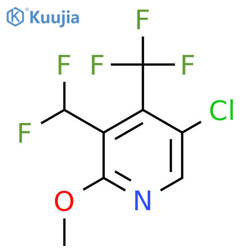 5-Chloro-3-(difluoromethyl)-2-methoxy-4-(trifluoromethyl)pyridine structure