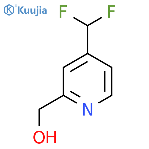 [4-(Difluoromethyl)pyridin-2-yl]methanol structure