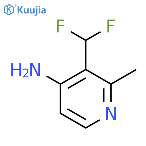 4-Amino-3-(difluoromethyl)-2-methylpyridine structure
