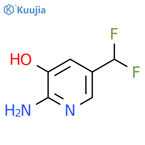 2-Amino-5-(difluoromethyl)-3-hydroxypyridine structure