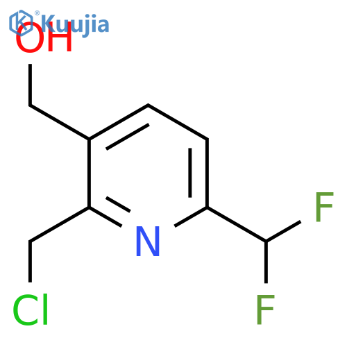2-(Chloromethyl)-6-(difluoromethyl)pyridine-3-methanol structure