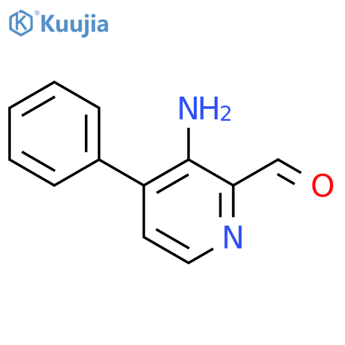 3-Amino-4-phenylpicolinaldehyde structure