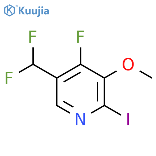 5-(Difluoromethyl)-4-fluoro-2-iodo-3-methoxypyridine structure