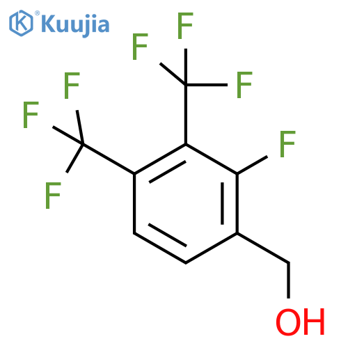 3,4-Bis(trifluoromethyl)-2-fluorobenzyl alcohol structure