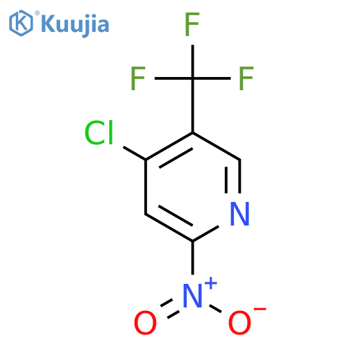 4-Chloro-2-nitro-5-(trifluoromethyl)pyridine structure